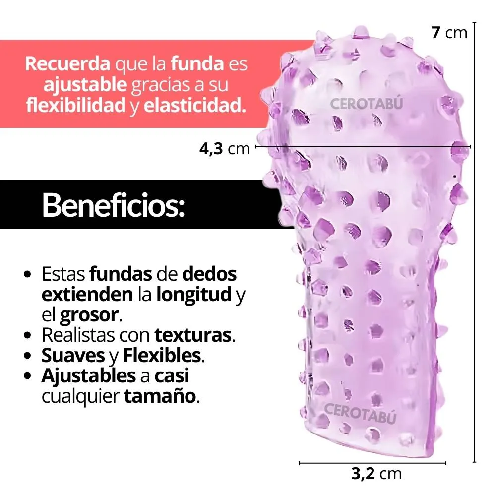 Funda Para Dedos Masturbador Vaginal